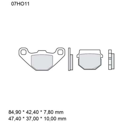 Bremsklotz Carbon Keramik Brembo Alternative: 7326853 passend f