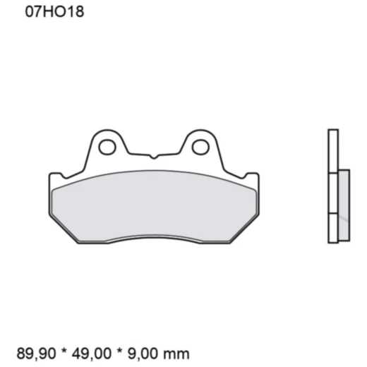 Bremsklotz Sinter hinten SP Brembo Alternative: 7377017 passend