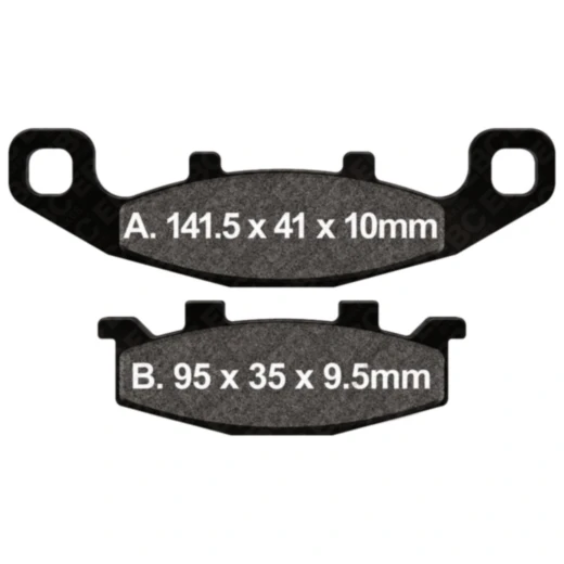 Bremsklotz Standard EBC Alternative: 7871767 passend für: Kawasaki ZZR, ZR, KLE