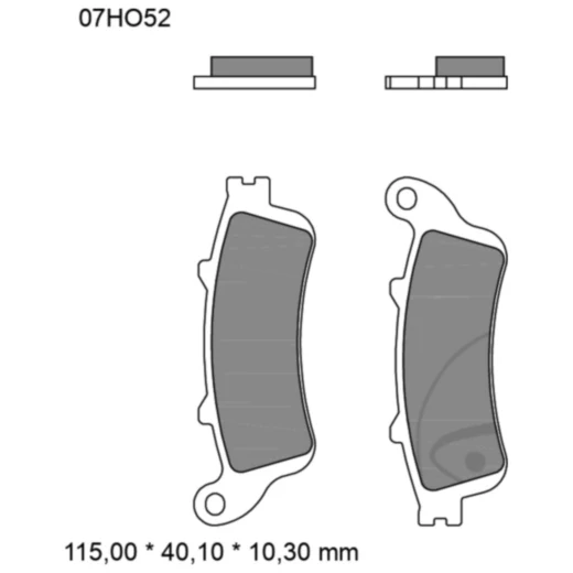Bremsklotz Sinter hinten SP Brembo Alternative: 7323330 passend