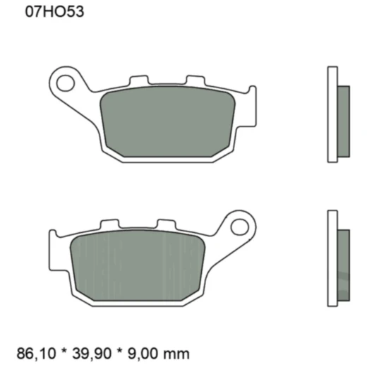 Bremsklotz Carbon Keramik CC Brembo Alternative: 7323215 passen