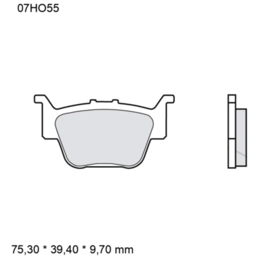 Bremsklotz Sinter SD Brembo Alternative: 7325756 passend für: H