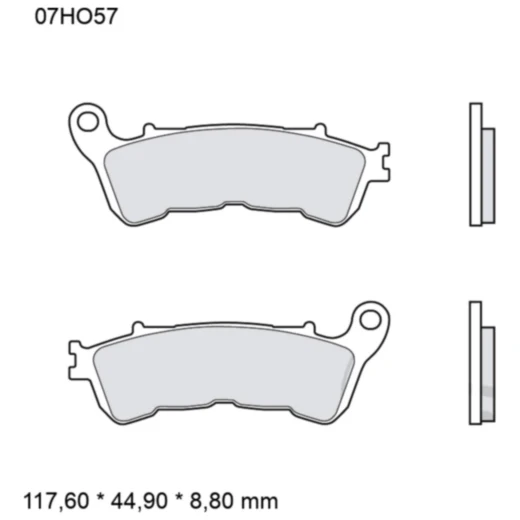 Bremsklotz Sinter LA Brembo Alternative: 7320435 passend für: H