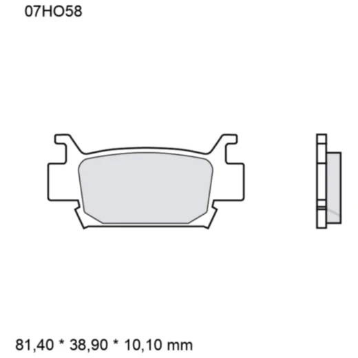 Bremsklotz Sinter SD Brembo Alternative: 7370097 passend für: H