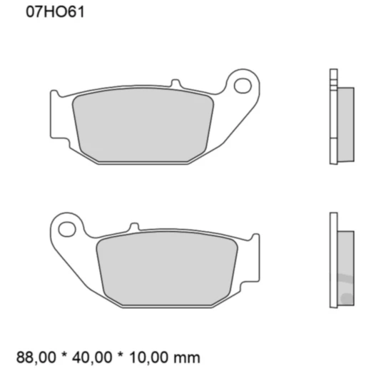 Bremsklotz Carbon Keramik CC Brembo Alternative: 7326414 passen