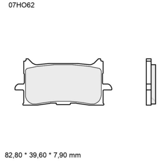 Bremsklotz Sinter LA Brembo Alternative: 7370182 passend für: H