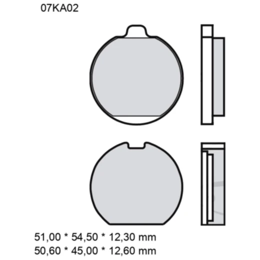 Bremsklotz Carbon Keramik Brembo Alternative: 7326473 passend f