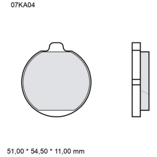 Bremsklotz Carbon Keramik Brembo Alternative: 7326739 passend f