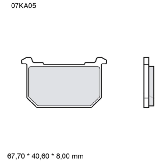 Bremsklotz Carbon Keramik Brembo Alternative: 7326770 passend f
