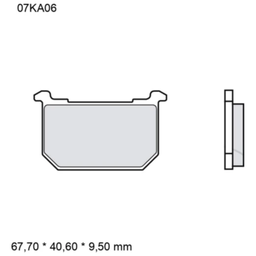 Bremsklotz Carbon Keramik Brembo Alternative: 7326770 passend f