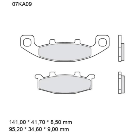 Bremsklotz Sinter vorne SA Brembo Alternative: 7328636 passend