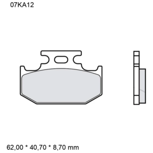 Bremsklotz Sinter SD Brembo Alternative: 7377104 passend für: K