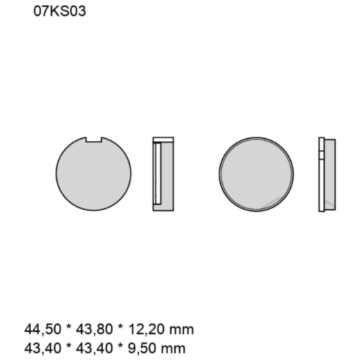 Bremsklotz Carbon Keramik Brembo Alternative: 7326259 passend f