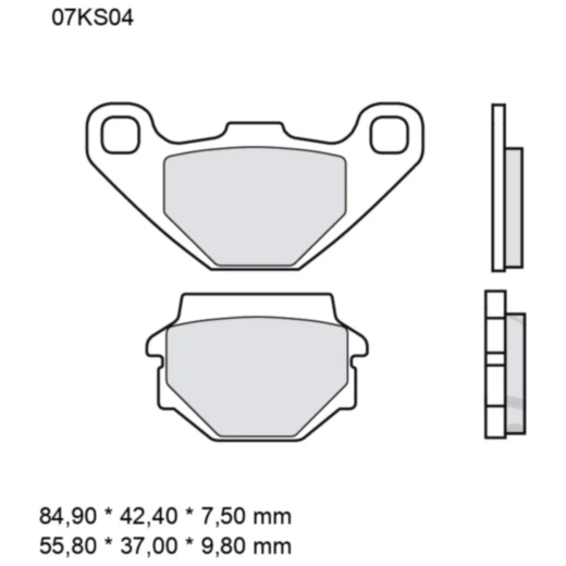 Bremsklotz Sinter SD Brembo Alternative: 7376973 passend für: K