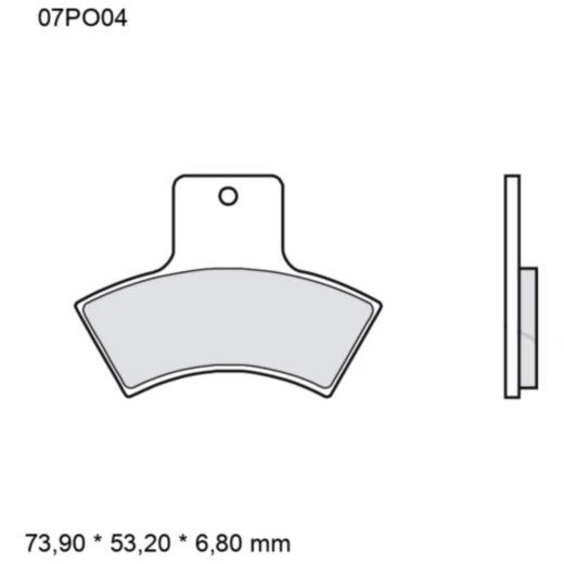 Bremsklotz Sinter SD Brembo Alternative: 7320026 passend für: P