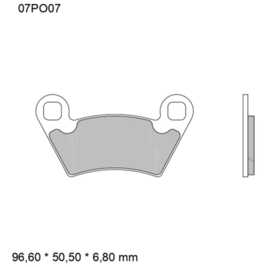 Bremsklotz Sinter SD Brembo Alternative: 7320024 passend für: P