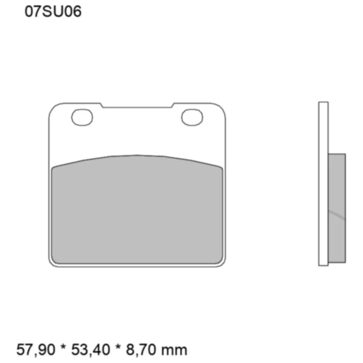 Bremsklötze Sinter für vorne SA Brembo Alternative: 7328925_0