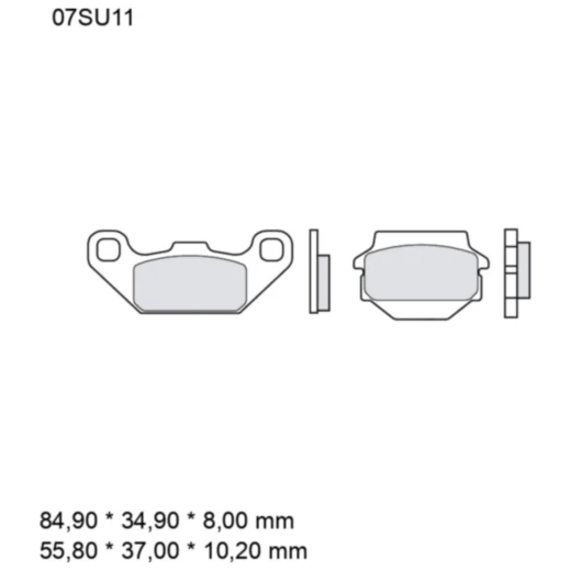 Bremsklotz Sinter SD Brembo Alternative: 7376601 passend für: K