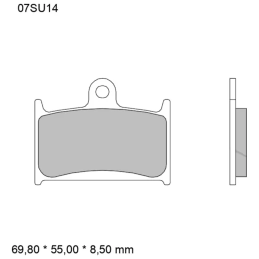 Bremsklotz Sinter LA Brembo Alternative: 7328875 passend für: T