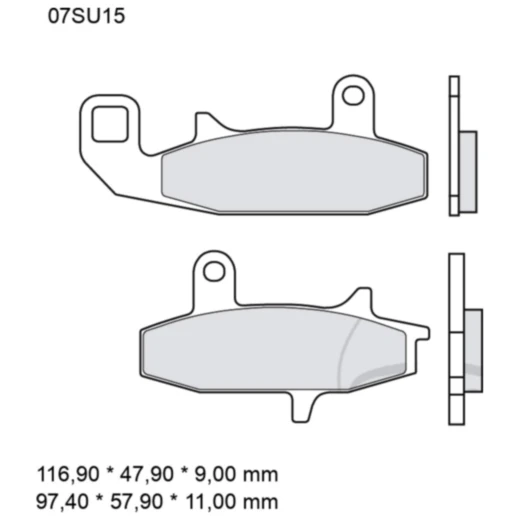 Bremsklotz Sinter für Rennsport-Fahrzeuge_0