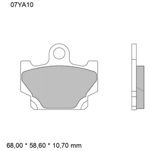Bremsklotz Carbon Keramik Brembo Alternative: 7326903 passend f