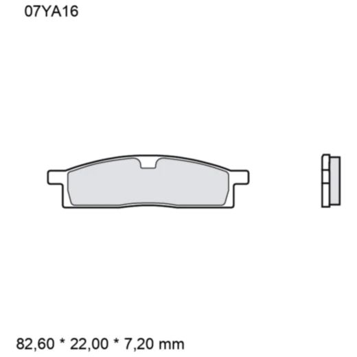 Bremsklotz Sinter SD Brembo Alternative: 7325392 passend für: Y