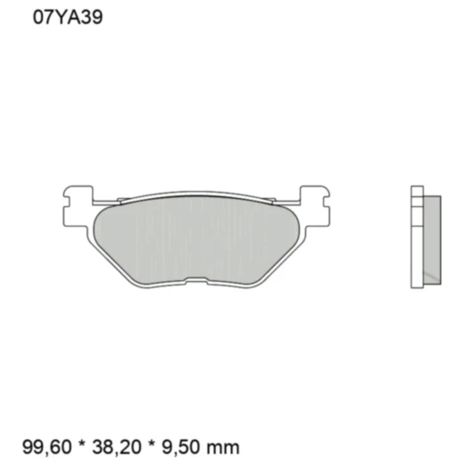 Bremsklotz Sinter vorne für SP-Bremssysteme_0