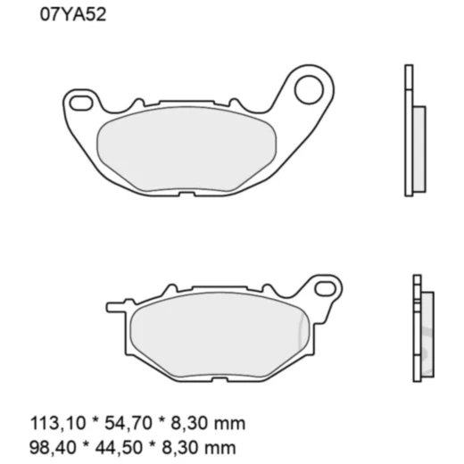 Bremsklotz Carbon Keramik CC Brembo Alternative: 7320107 passen