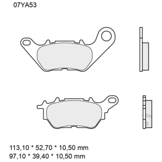 Bremsklotz Carbon Keramik CC Brembo Alternative: 7320108 passen