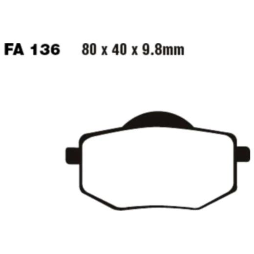 Bremsklötze Standard für EBC FA136