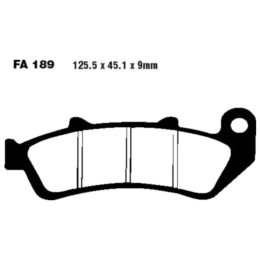 Bremsklotz Standard EBC Alternative: 7872641 passend für: Honda CBR