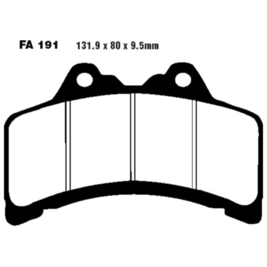 EBC Bremsklötze Standard für Motorräder 7376577