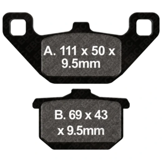 Bremsklotz Semi - Sinter V EBC passend für: Kawasaki GPZ, EN, VN