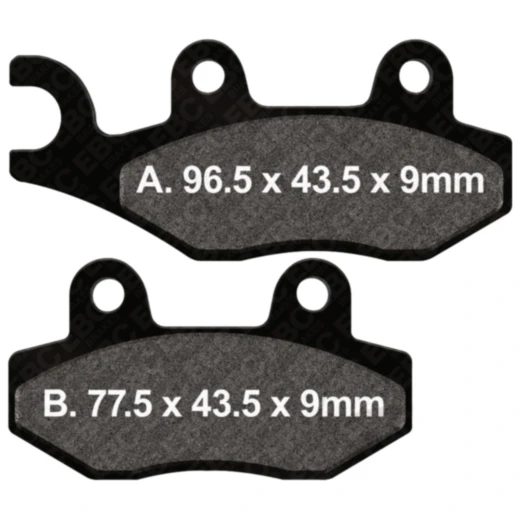 Bremsklotz Carbon Scooter EBC Alternative: 7872385 passend für: Peugeot Satelis, Geopolis, Citystar