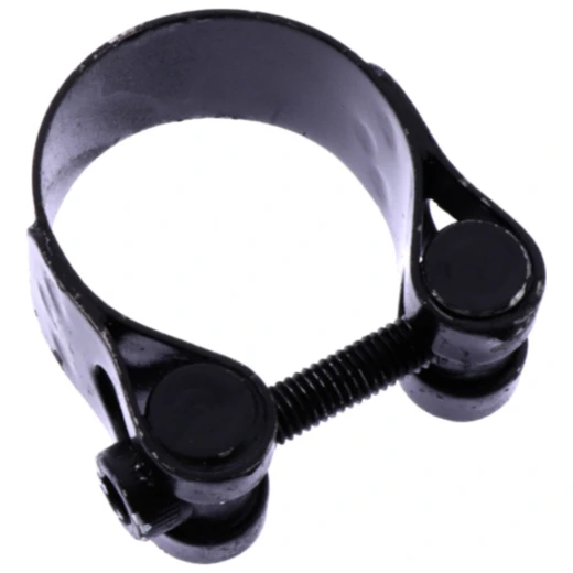 Auspuffschelle 35 mm schwarz für Motorräder