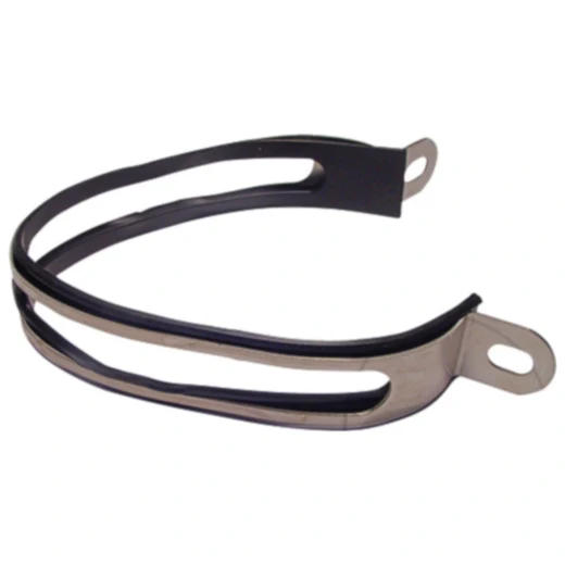 Halteschelle Schalldämpfer Edelstahl Typ A3 für Motorräder