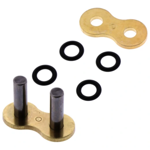 DID Gold/Black Solid Rivet Chain 525VX3 für Rennsport