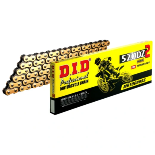 DID 520DZ2 G&B NON O-RING Kette offen mit Clipschloss