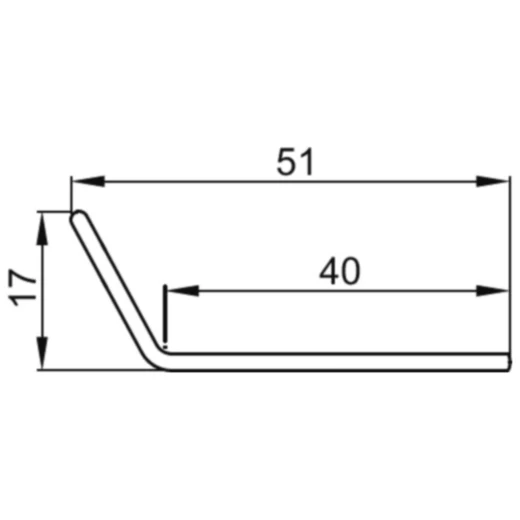 Haltespange Kickstarter passend für: Piaggio Zip, Free, NRG, Ap