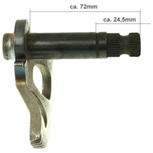 Kickstarterwelle 101 Octane 72 mm/24 mm passend für: Keeway F - Act, RY8, Matrix