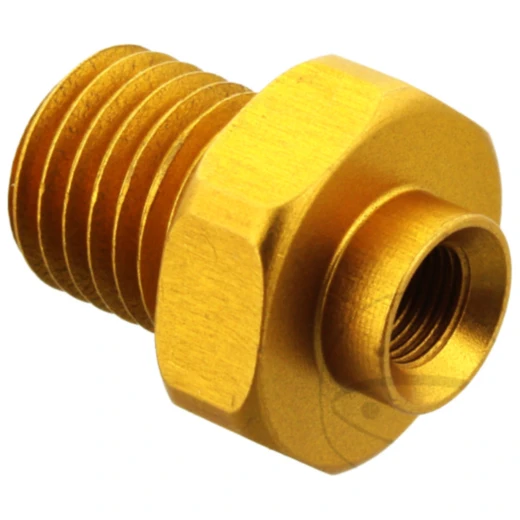 TYP521 M10 x 1.25 Gold Außengewinde für Motorräder