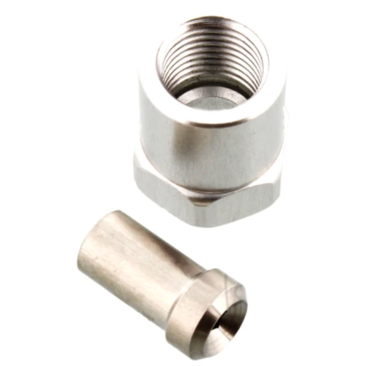 Innengewinde beweglicher Vario Fitting TYP611 IGL M10 x 1 silber