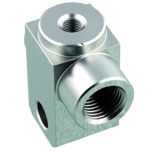 3-Wege Verteiler geschraubt TYP8813 silber für Motorräder