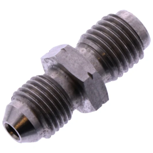 Adapter H8153132C in Silber M10 x 1.25 - M10 x 1 Konkav/Konkav für Motorräder