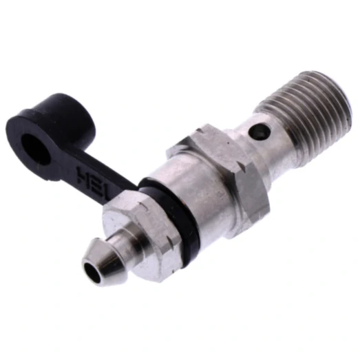 Hohlschraube M10 x 1 mit Entlüfternippel für Bremsanlagen