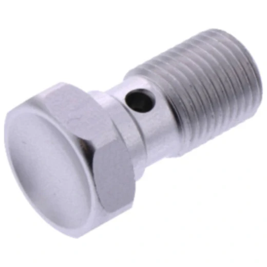 Hohlschraube Aluminium M10 x 1,00 silber