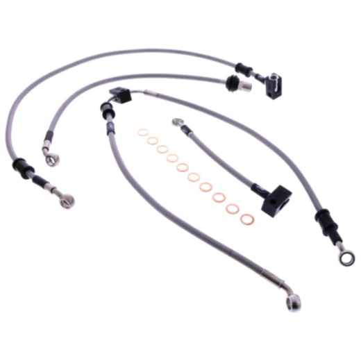 Bremsschlauch Stahlflex Kit 5-teilig für Motorräder