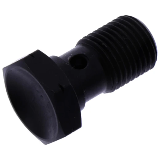 Hohlschraube M10x1 schwarz aus Edelstahl