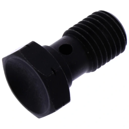 Hohlschraube M10 x 1.25 in Schwarz für Bremsleitungen