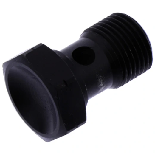 Hohlschraube M12X1 in schwarz Edelstahl